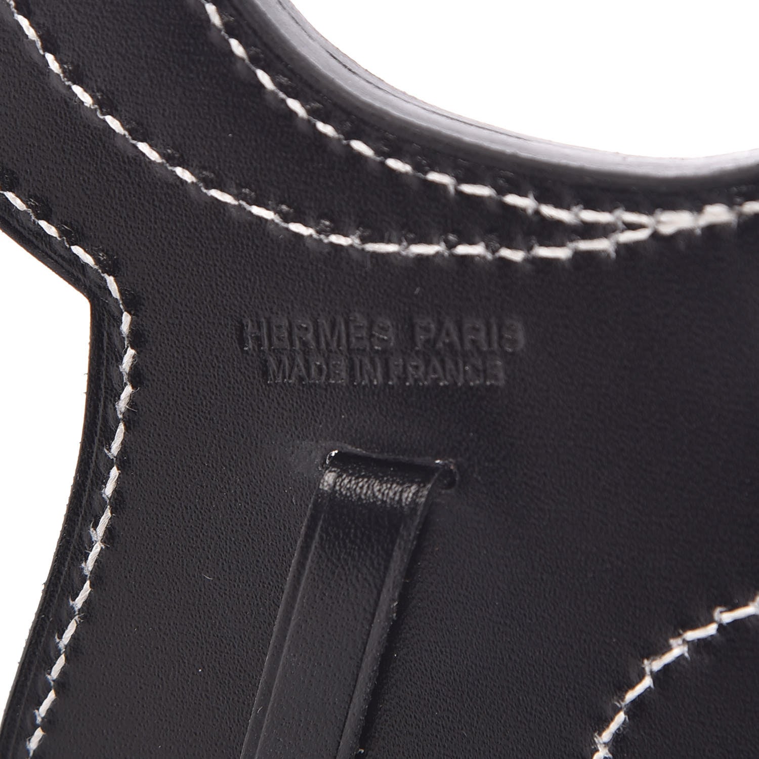 Hermes Box Paddock Selle Horse Saddle Bag Charm Black 3 of 4