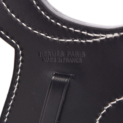 Hermes Box Paddock Selle Horse Saddle Bag Charm Black 3 of 4