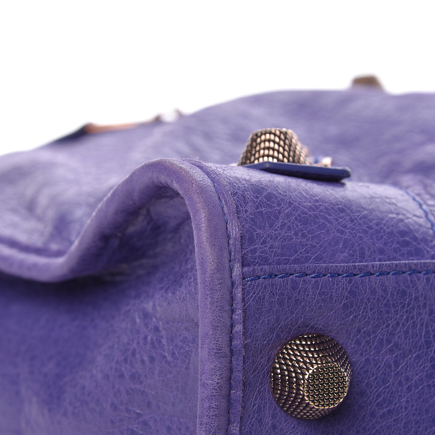 Agneau Giant 21 Rose Gold Hardware Weekender Bleu Lavande