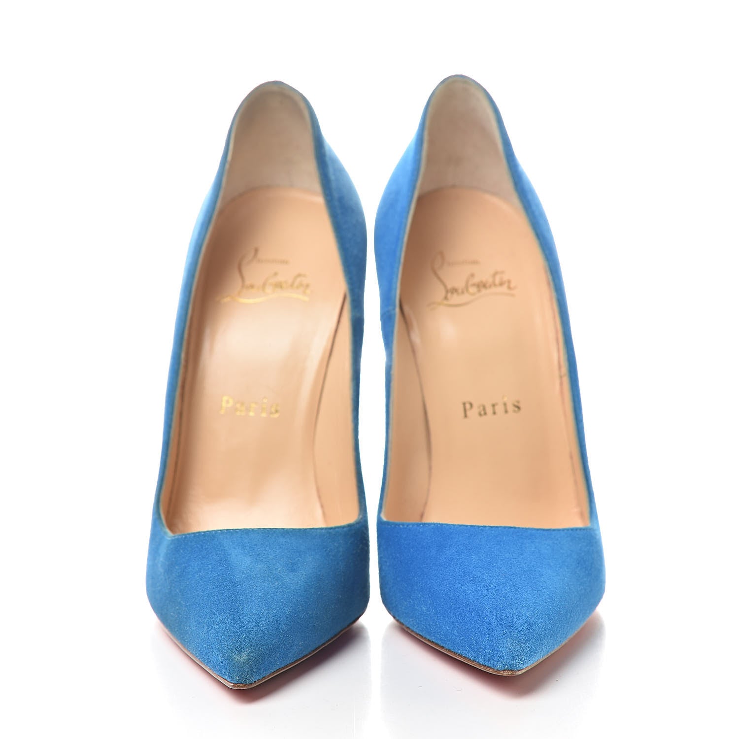 Christian Louboutin Veau Velours So Kate 120 Pumps 36 Egyptian Blue 2 of 11