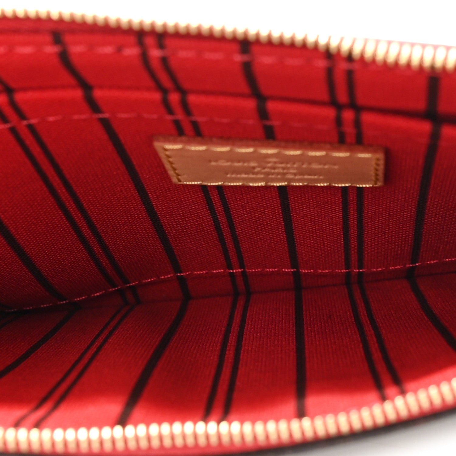 Louis Vuitton Monogram Neverfull MM GM Pochette Cherry 5 of 6