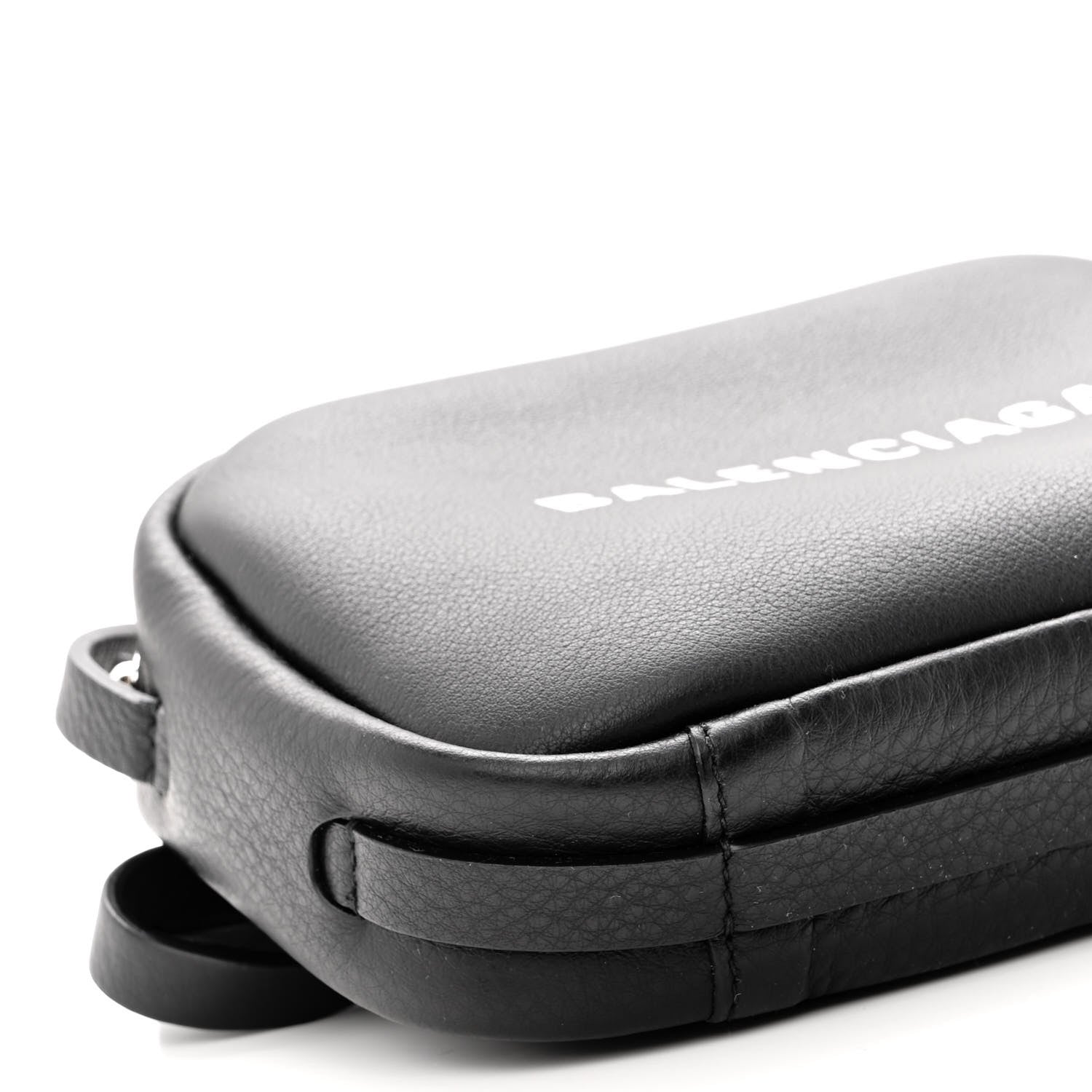 Balenciaga Calfskin Logo XS Everyday Camera Bag Black 8 of 9