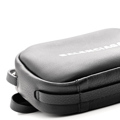 Balenciaga Calfskin Logo XS Everyday Camera Bag Black 8 of 9