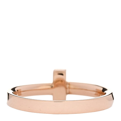 Tiffany 18K Rose Gold T T1 Ring 53 6.25 3 of 5