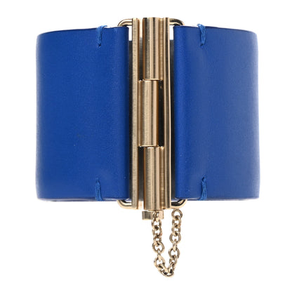 Chanel Calfskin CC Wide Cuff S Blue 3 of 6