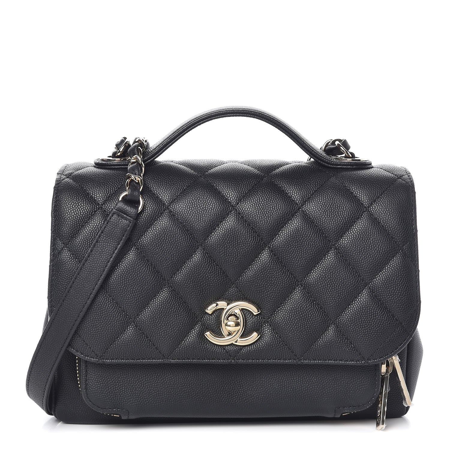 Chanel Caviar Quilted Medium Business Affinity Flap Black 1 of 11