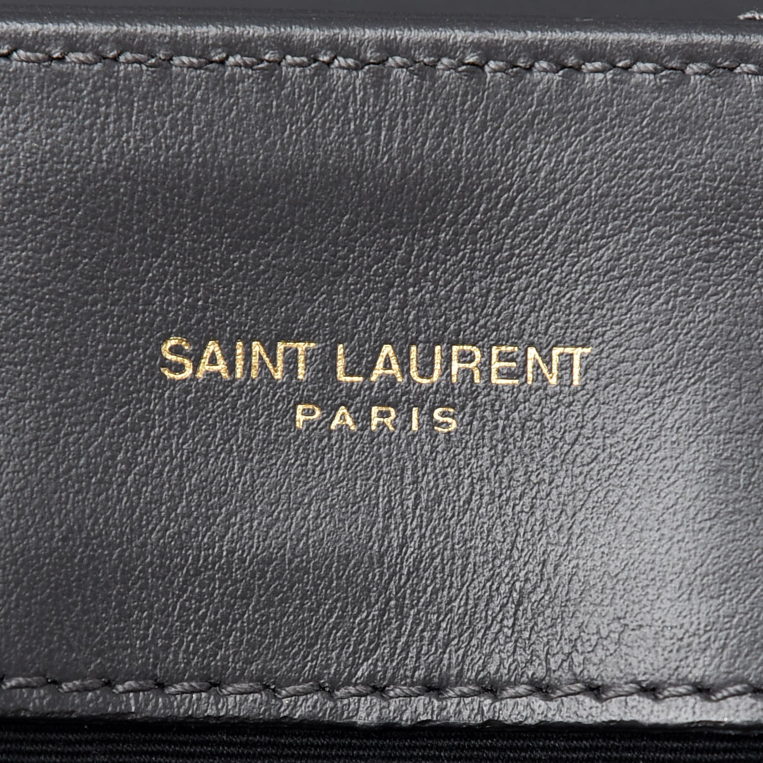 Saint Laurent Calfskin Y Quilted Monogram Medium Loulou Chain Satchel Asphalt 6 of 10