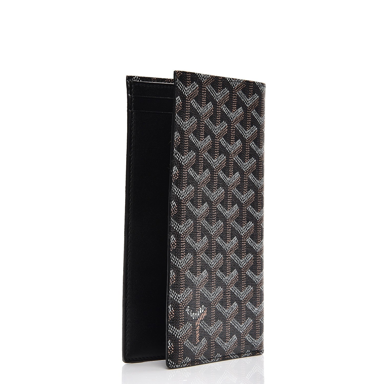 Goyard Goyardine Long Bi-Fold Wallet Black 3 of 7