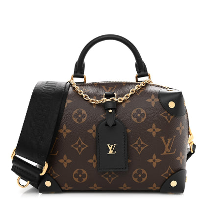 Louis Vuitton Monogram Petite Malle Souple Black 1 of 9