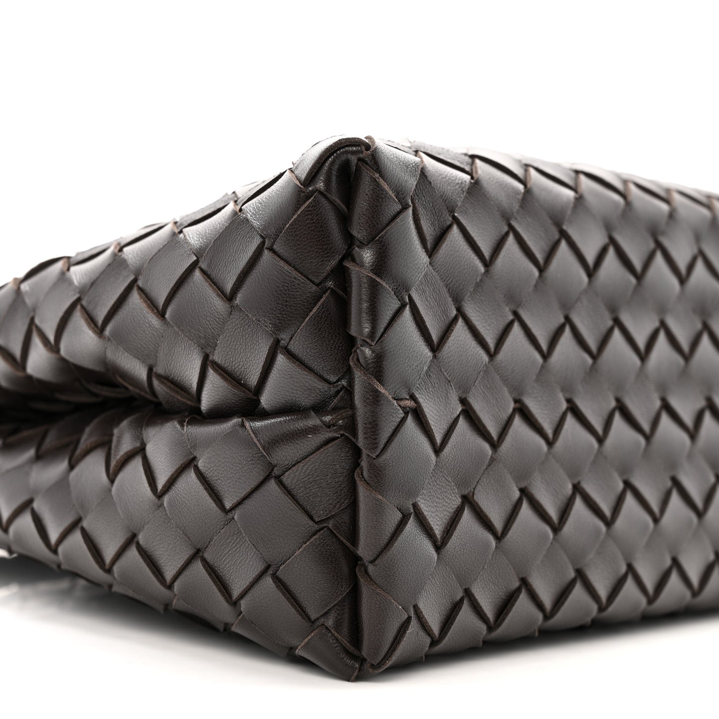 Nappa Intrecciato Medium Andiamo Shoulder Bag Fondant