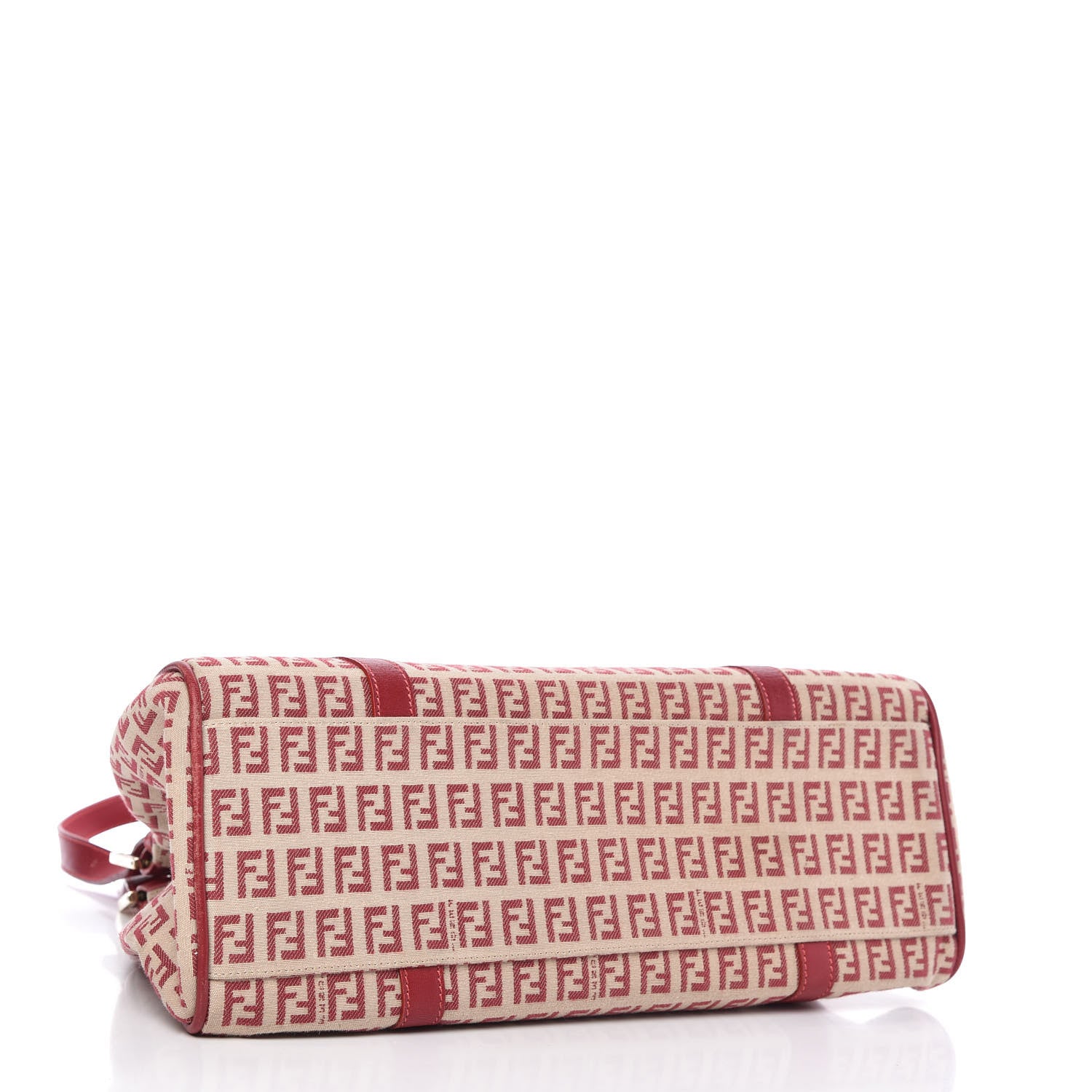 Fendi Zucchino Shoulder Bag Red 4 of 9