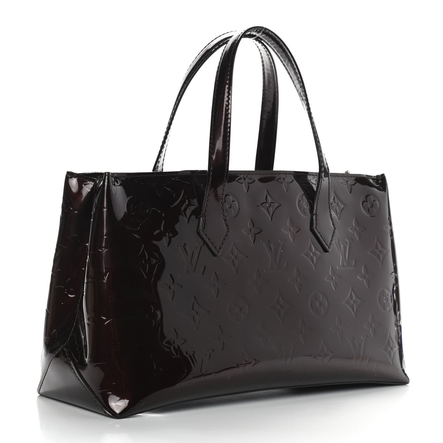 Louis Vuitton Vernis Wilshire PM Amarante 3 of 8