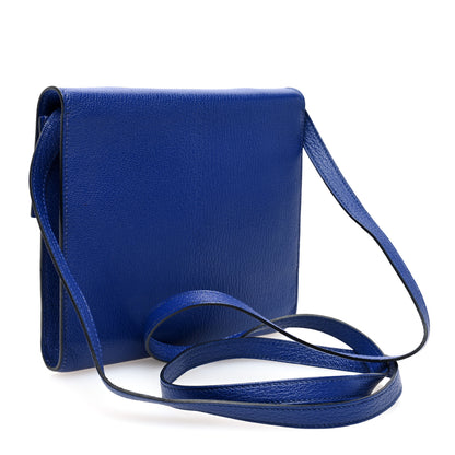 Hermes Chevre Mysore Clic 16 Wallet Bleu Electrique 3 of 10