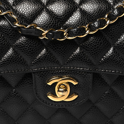 Chanel Caviar Quilted Small Double Flap Black 8 of 10