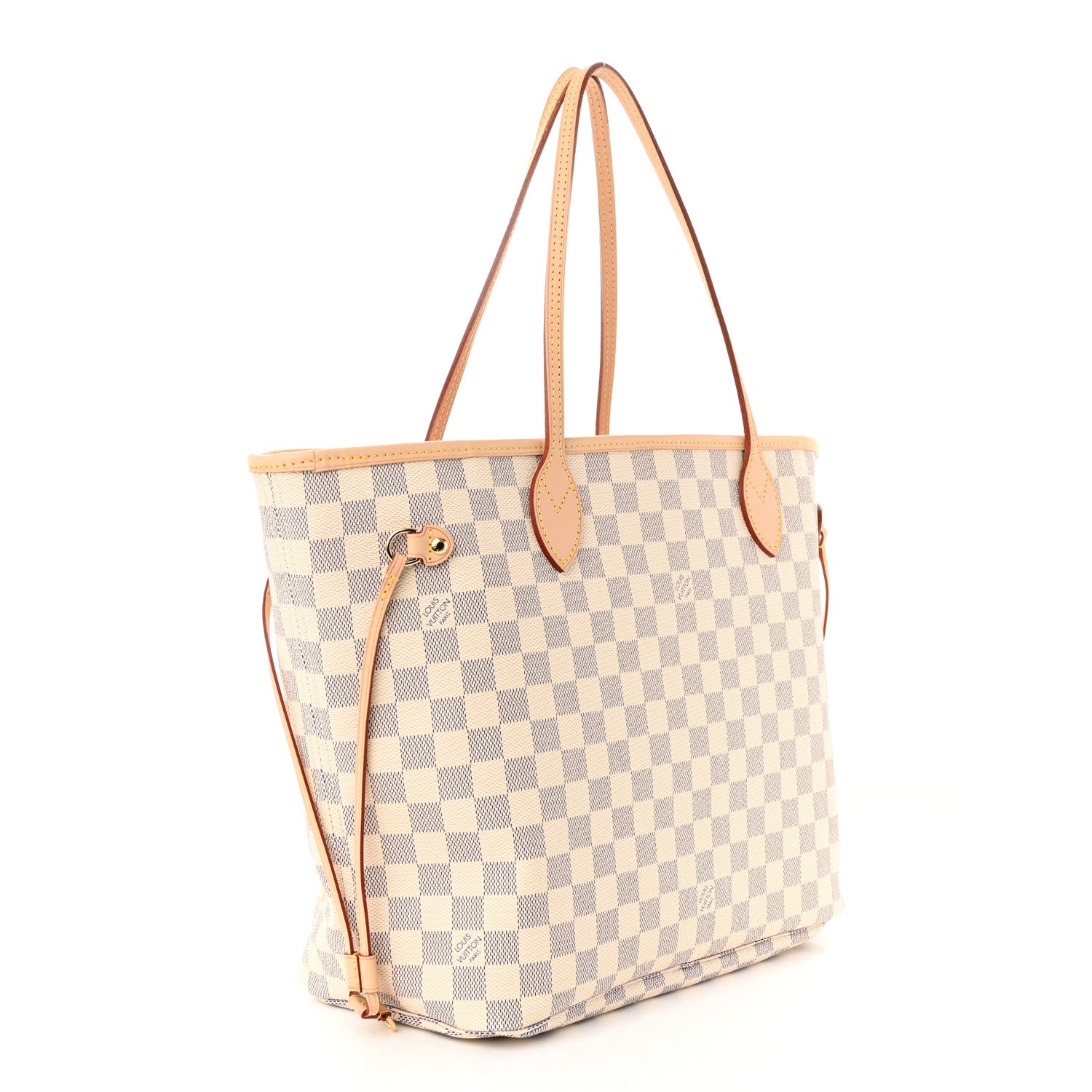 Louis Vuitton Damier Azur Neo Neverfull MM Rose Ballerine 4 of 11