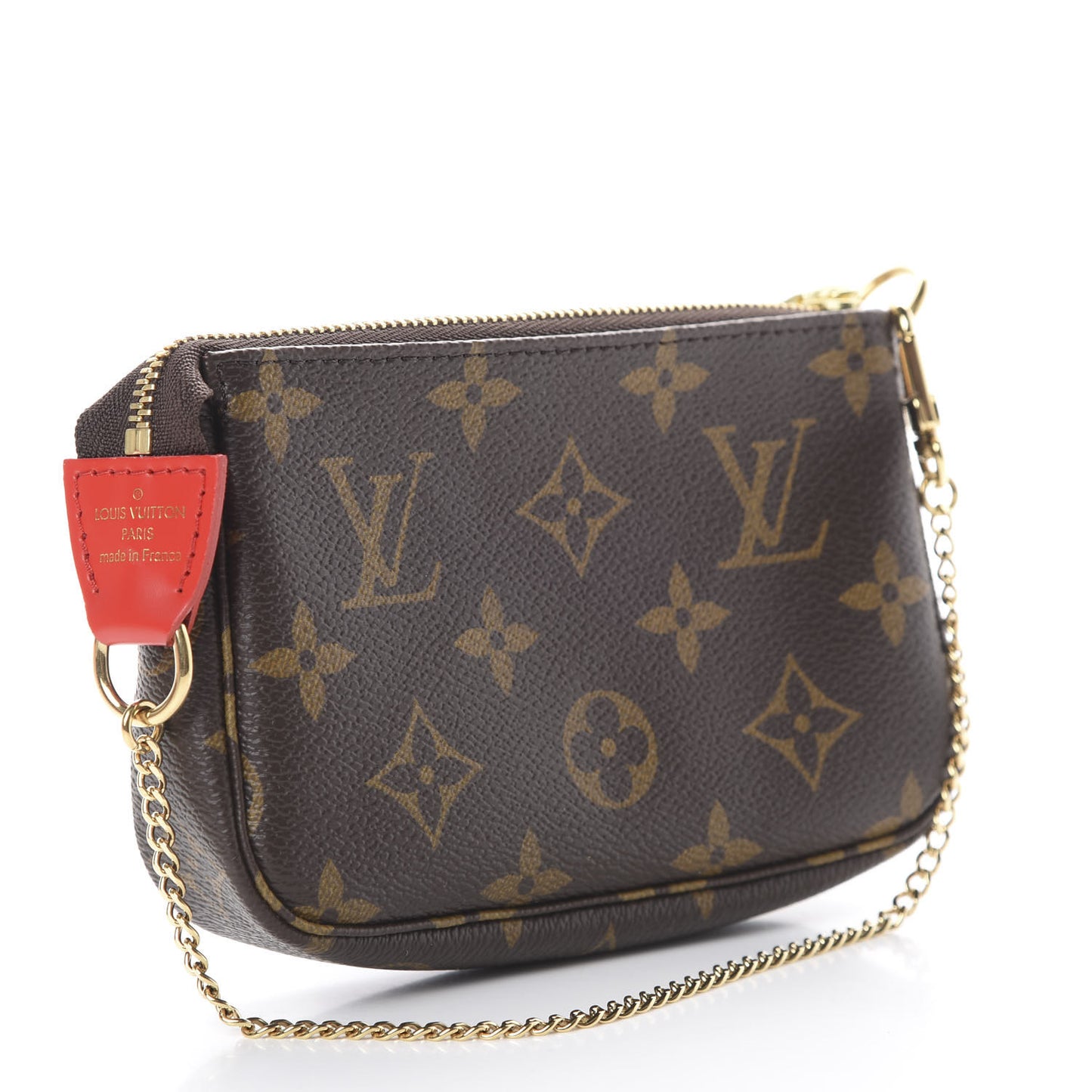 Monogram 2020 Christmas Animation Bumper Cars Mini Pochette Accessories Coquelicot