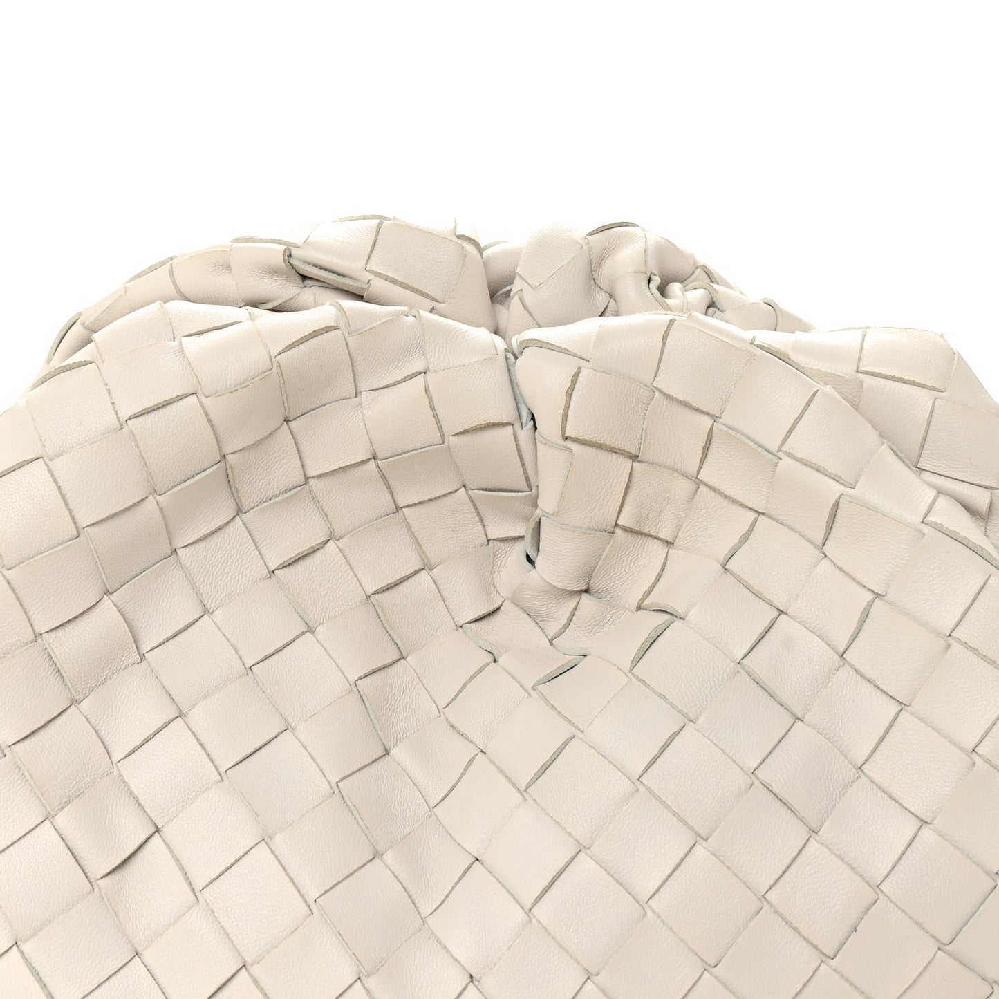 Nappa Maxi Intreccio The Pouch Oversized Clutch Plaster