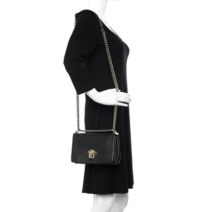 Versace Nappa Small Palazzo Sultan Shoulder Bag Black 2 of 10