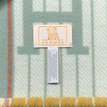 Hermes Wool Cashmere Avalon Passe-Passe Blanket Miel 3 of 3