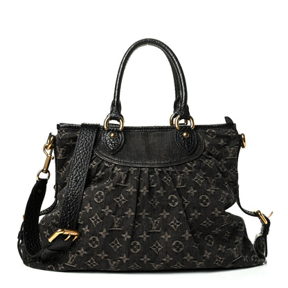 Louis Vuitton Denim Neo Cabby MM Black 1 of 7