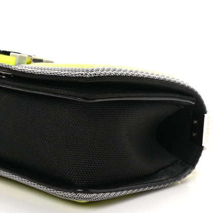 Chanel Canvas Quilted Small Fluo Boy Flap Black Grey Yellow 10 of 12