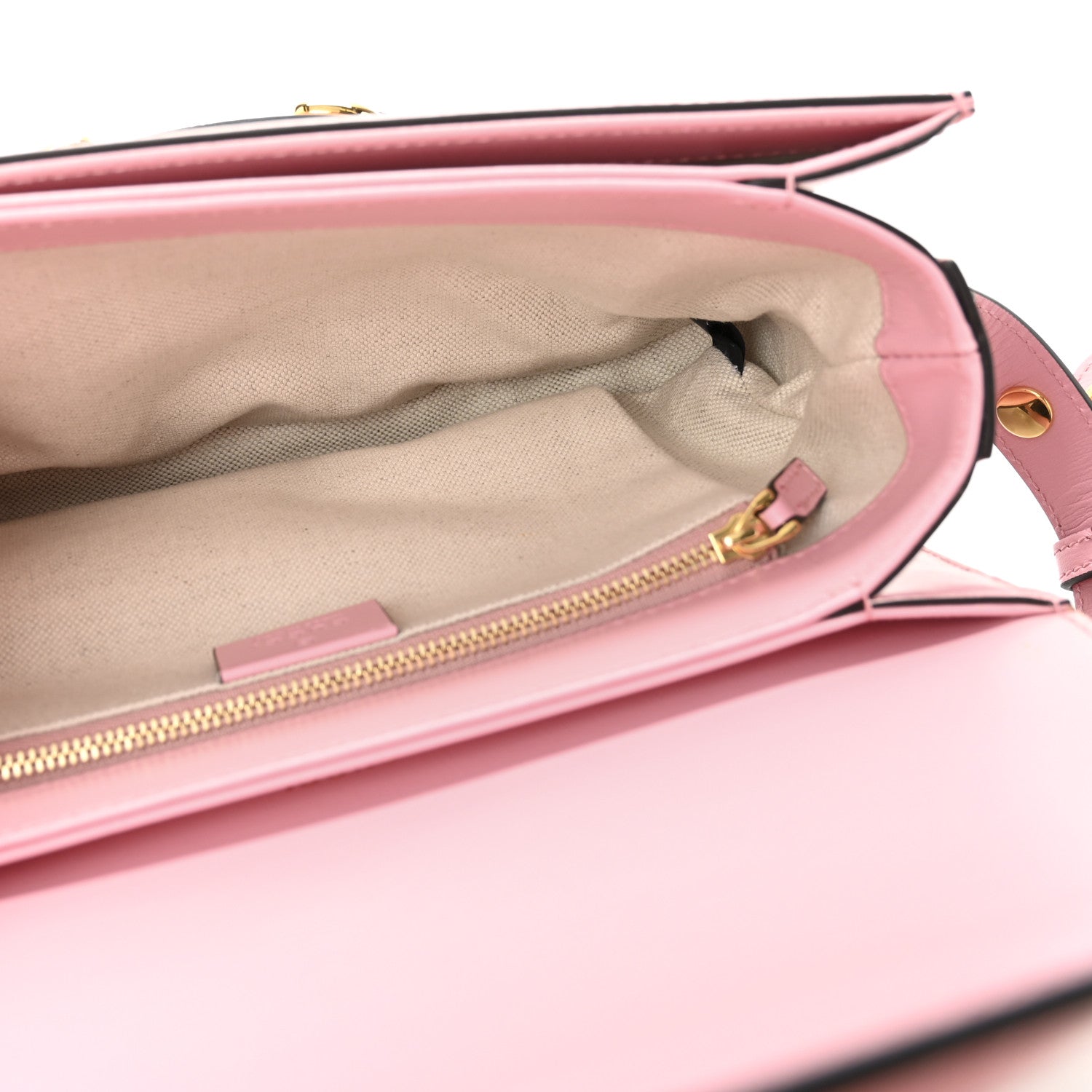 Gucci Azalea Calfskin Horsebit 1955 Shoulder Bag New Cherry Red Wild Rose 5 of 12