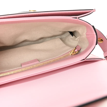 Gucci Azalea Calfskin Horsebit 1955 Shoulder Bag New Cherry Red Wild Rose 5 of 12