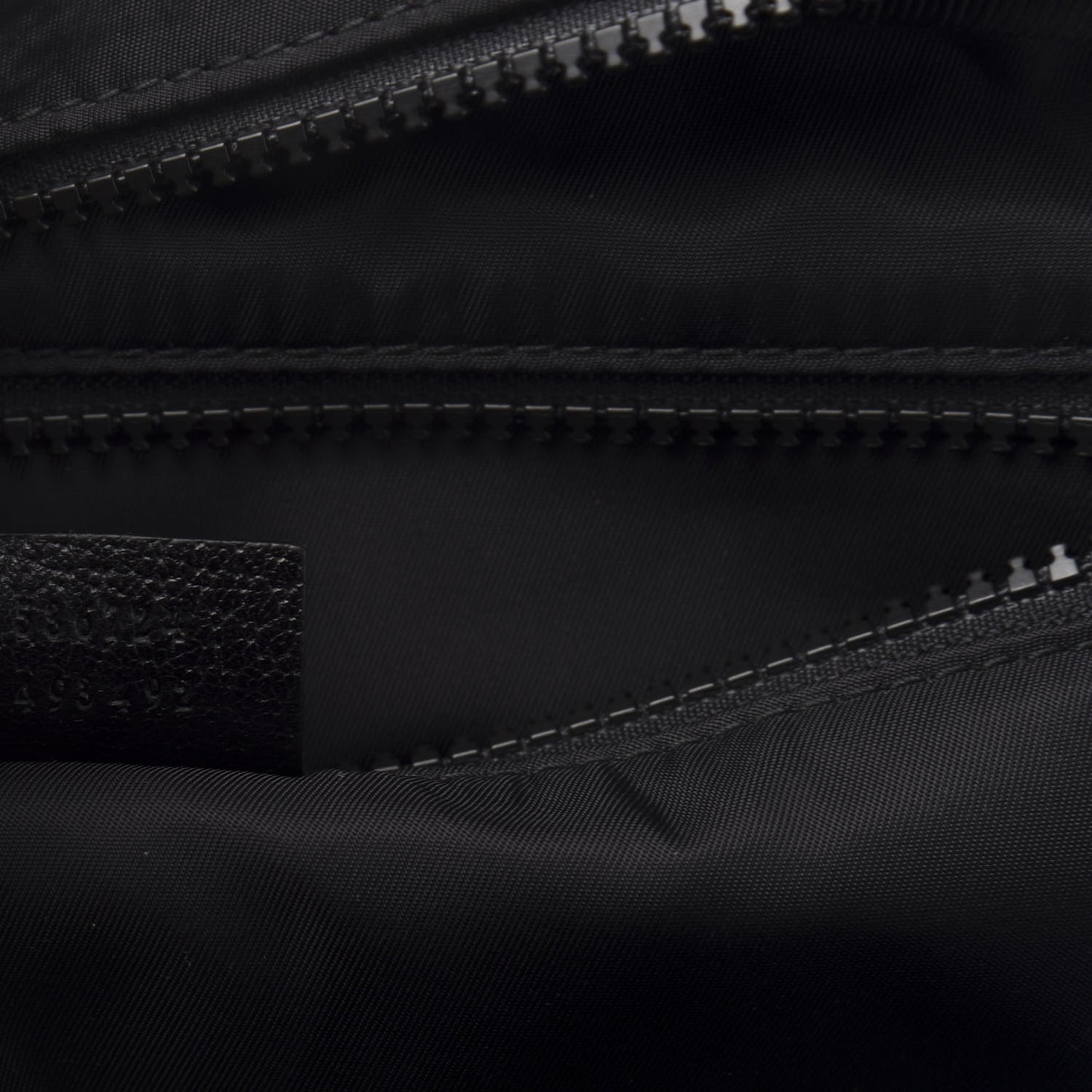 Nylon Twill 80s Logo Patch Backpack Black
