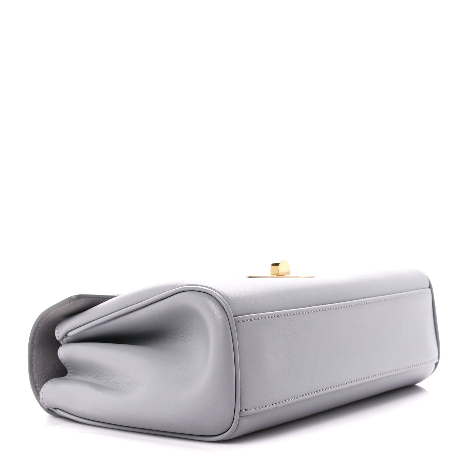 Celine Smooth Calfskin Teen Soft 16 Shoulder Bag Light Grey 4 of 15