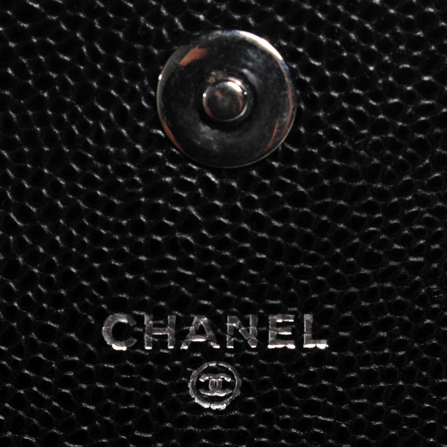Caviar Half Moon Wallet On Chain WOC Black