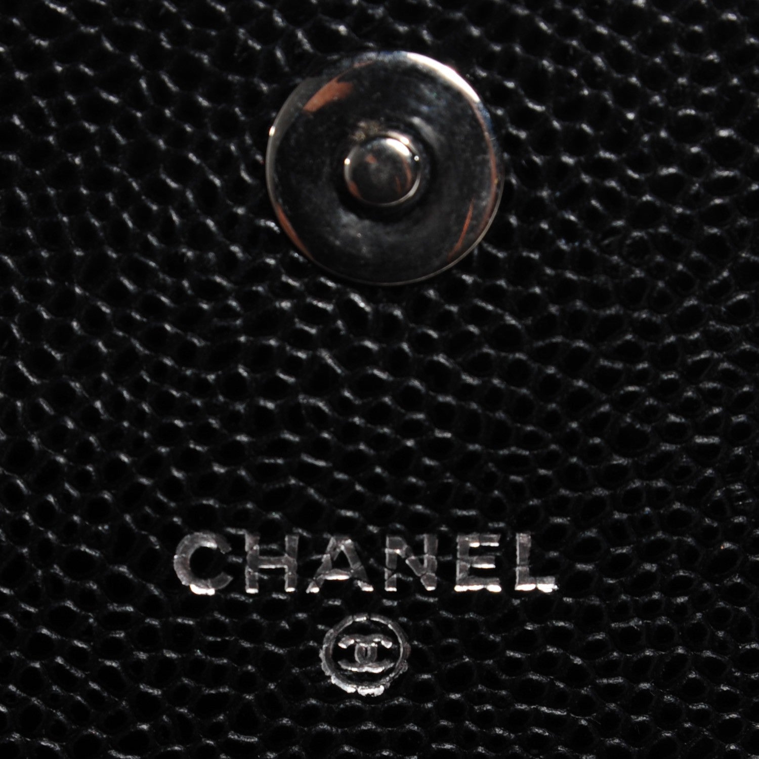 Chanel Caviar Half Moon Wallet On Chain WOC Black 5 of 8
