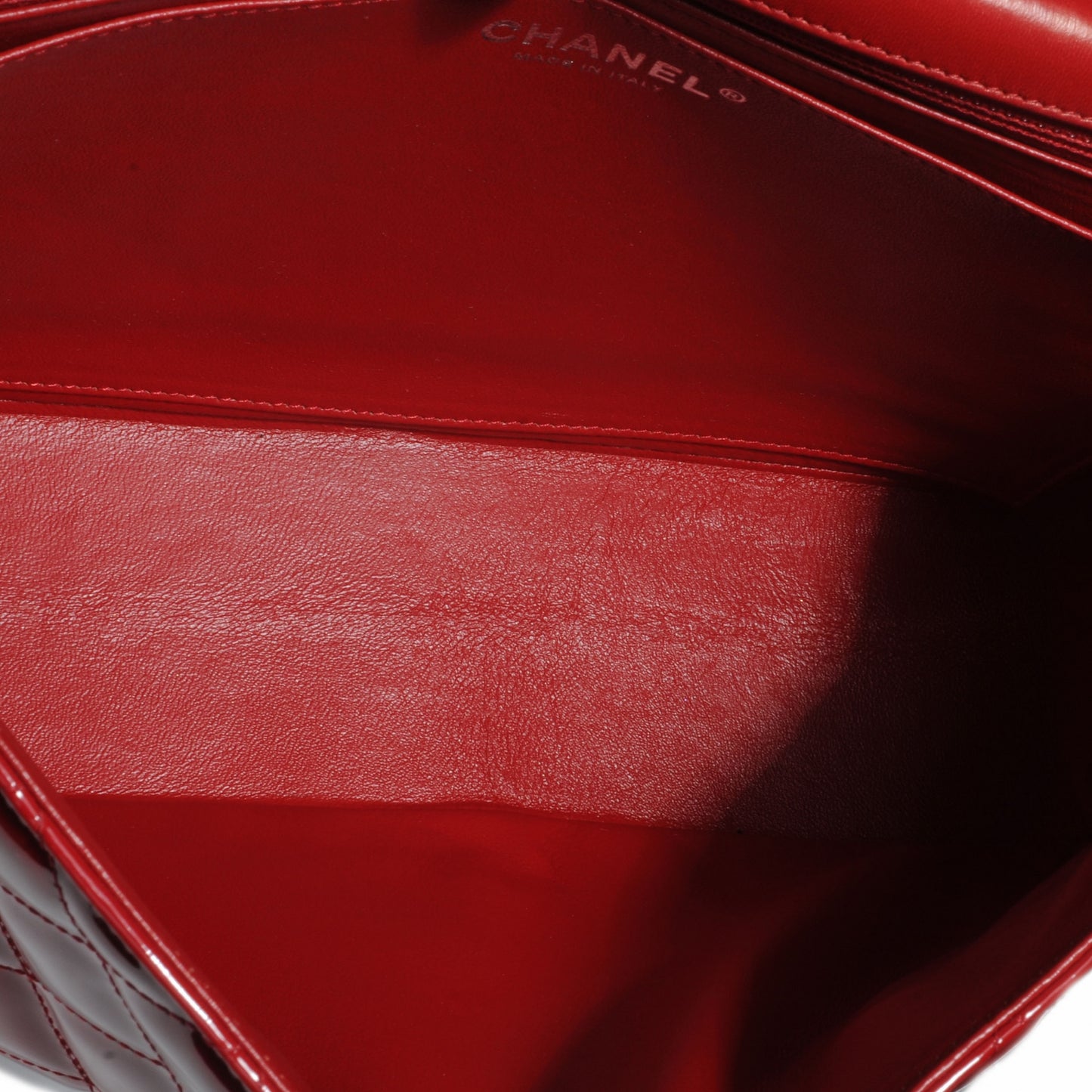 Patent Jumbo Single Flap Red