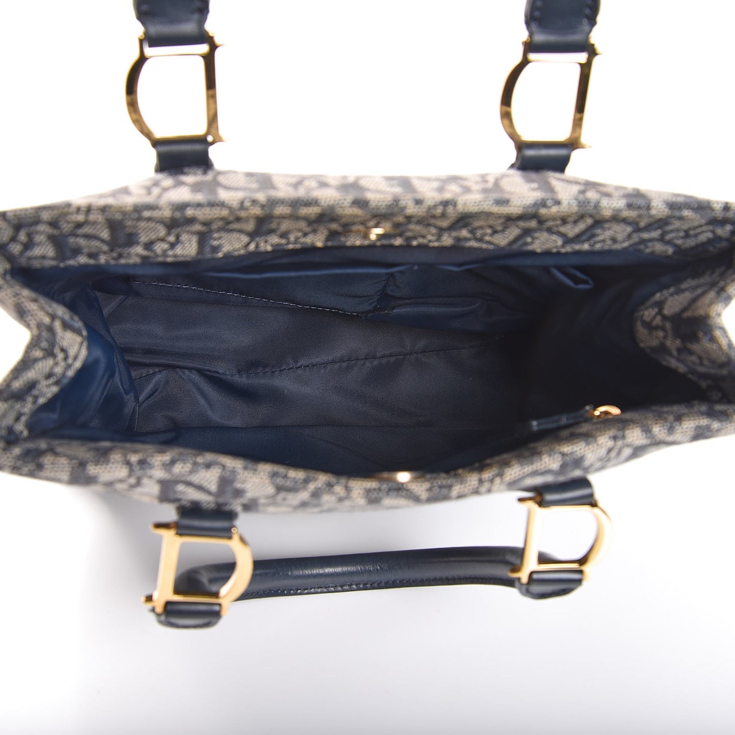 Monogram Tote Navy Blue