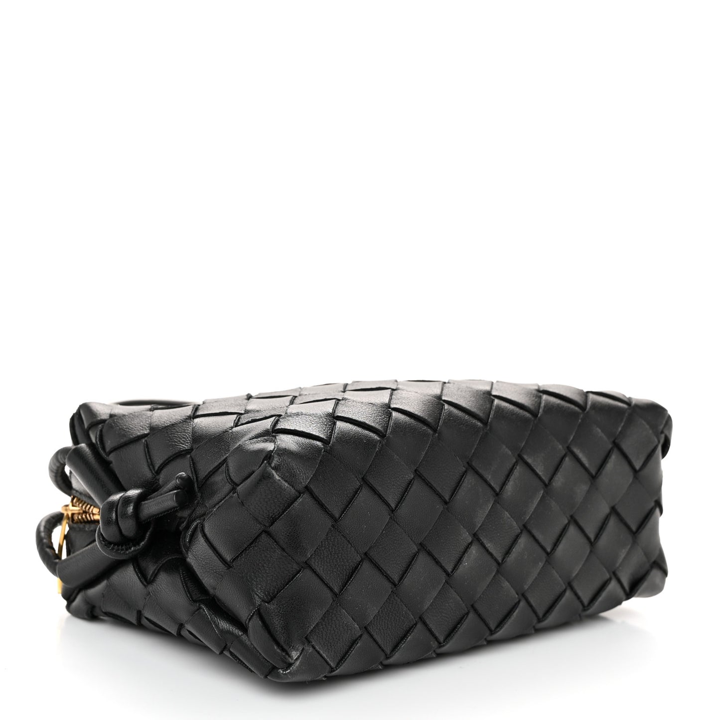 Nappa Intrecciato Mini Loop Camera Bag Black