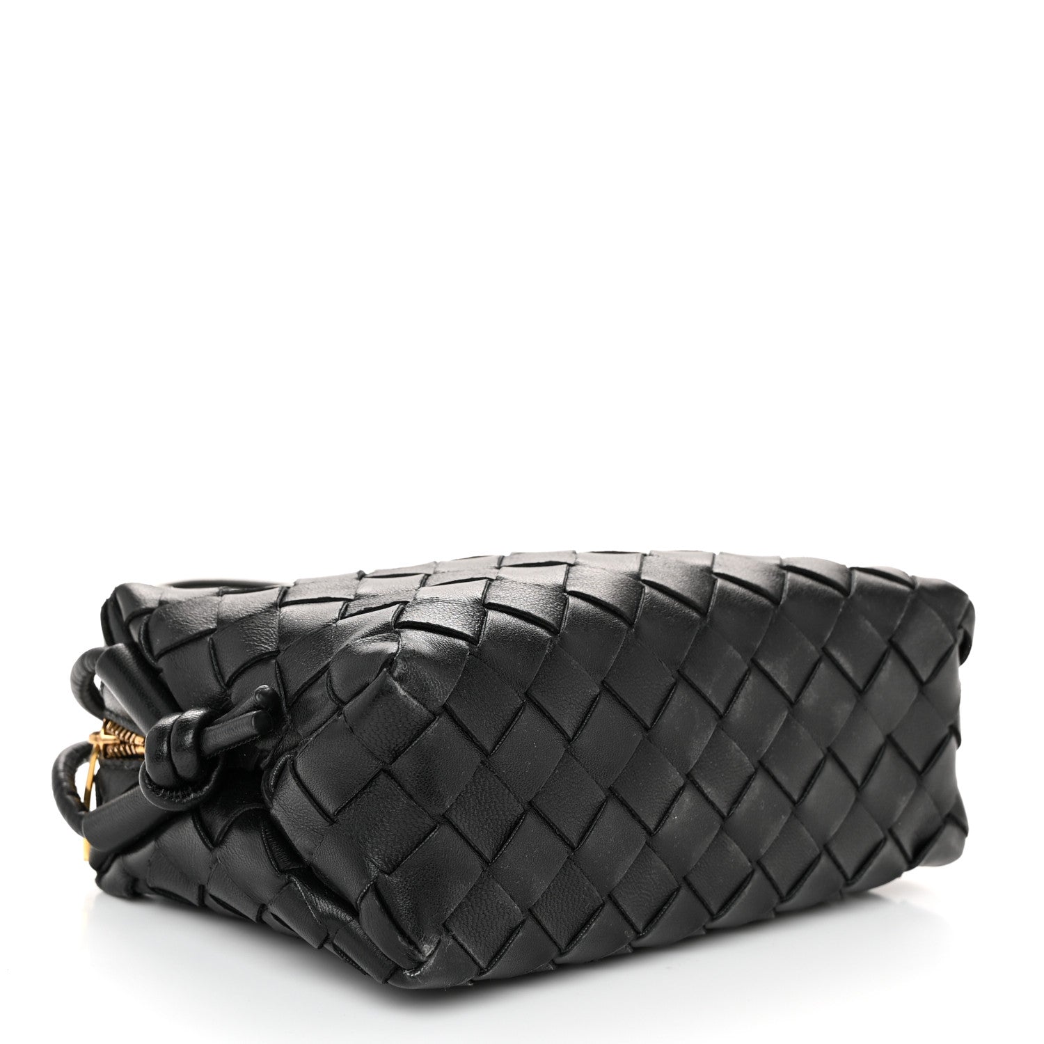 Bottega Veneta Nappa Intrecciato Mini Loop Camera Bag Black 4 of 10