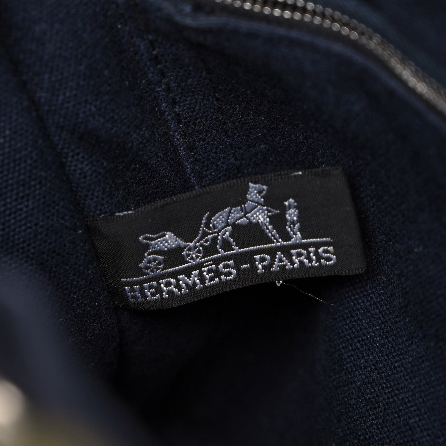 Hermes Canvas Fourre Tout PM Navy 6 of 10