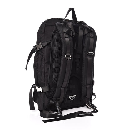 Prada Nylon Montagna Compression Backpack Black 3 of 9