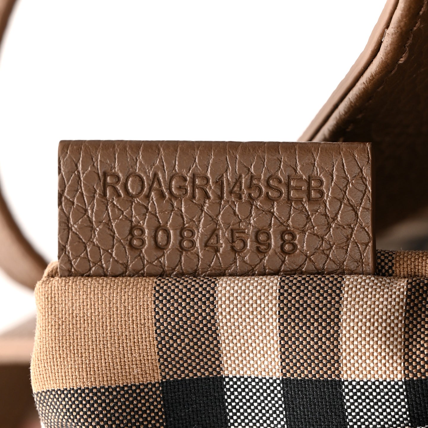 Grainy Calfskin Medium London Tote Bag Earth