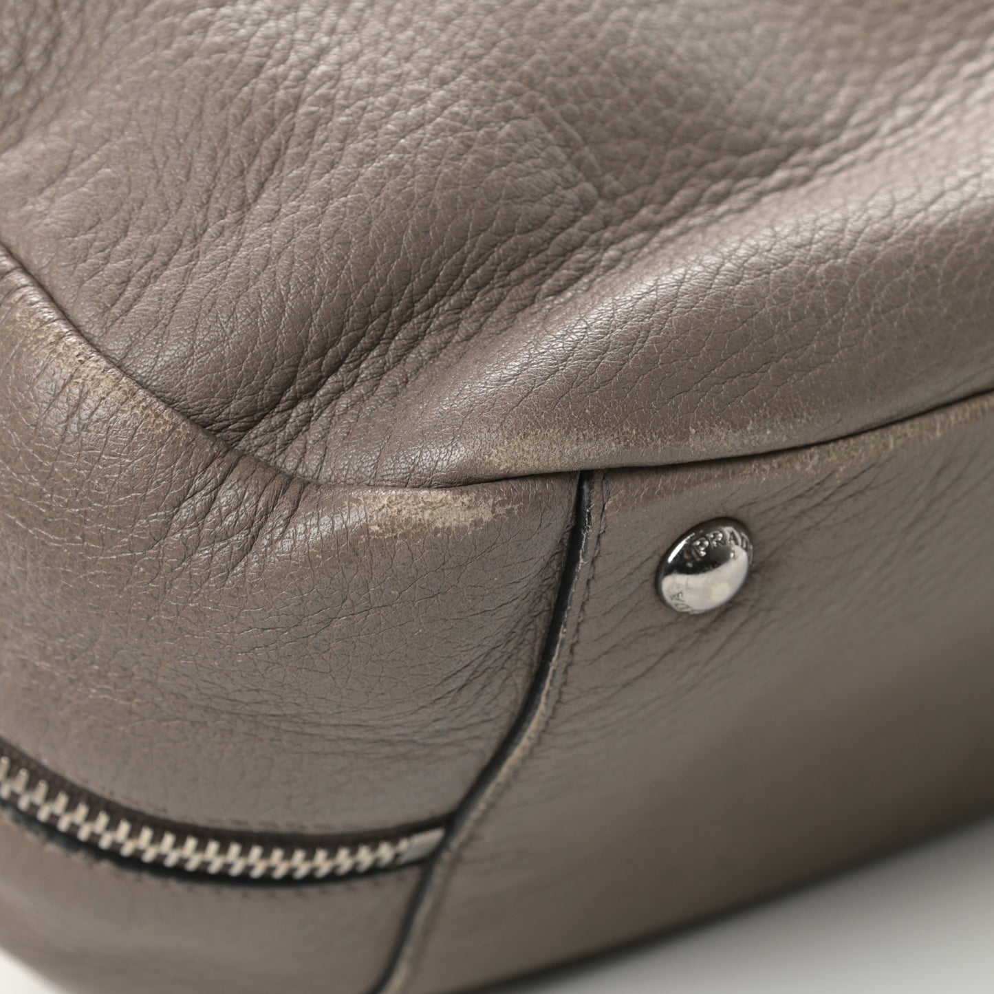 Vitello Daino Shoulder Bag Argilla