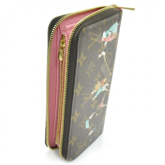Louis Vuitton Monogram Illustre Zippy Wallet Rose 3 of 9