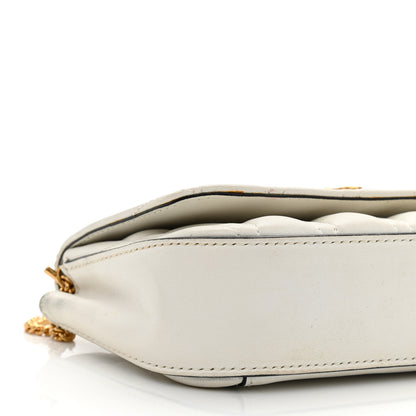 Versace Virtus Mini Wallet Chain Crossbody White 9 of 11