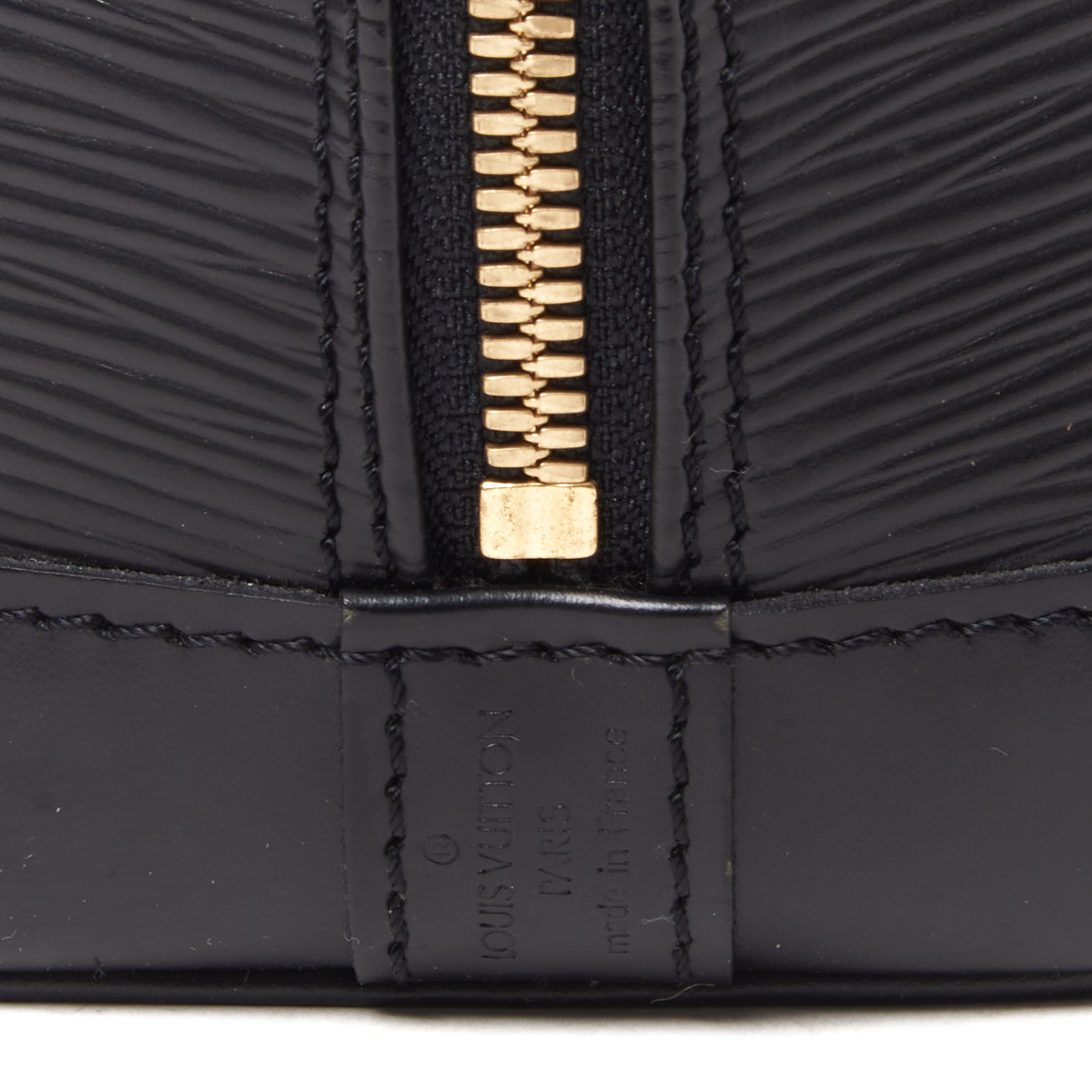 Louis Vuitton Epi Alma PM Black 9 of 10