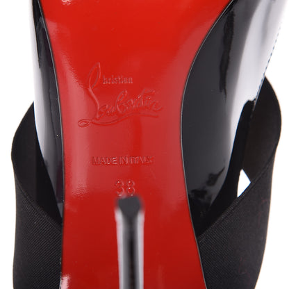 Christian Louboutin Patent Sharpstagram 100 Pumps 38 Black 9 of 10