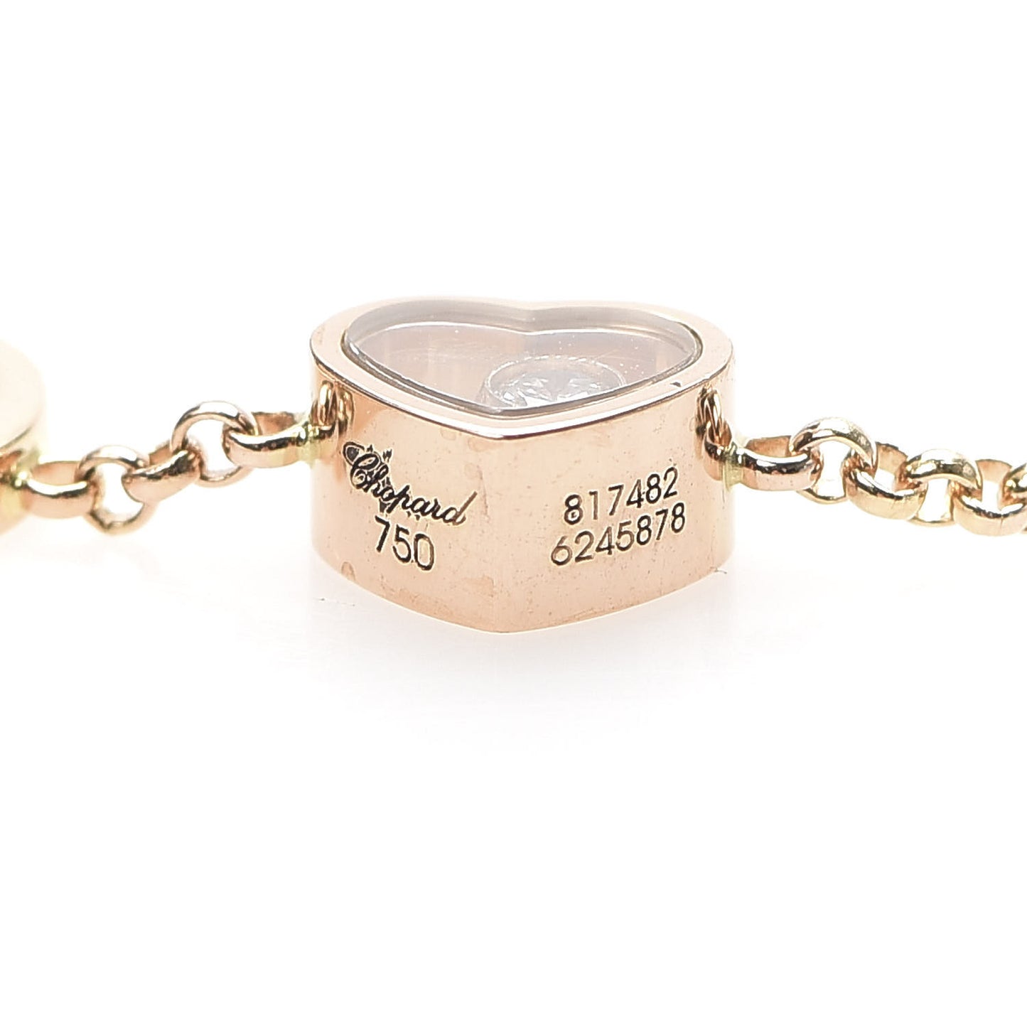 18K Rose Gold Diamond Happy Hearts Sautoir Necklace