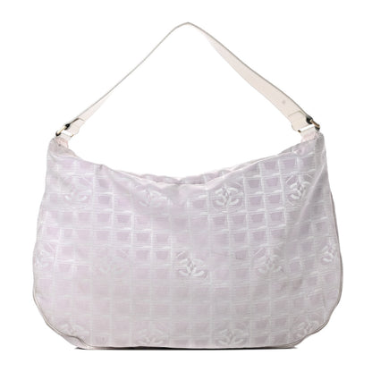 Chanel Nylon Large Travel Hobo Light Pink 1 of 16