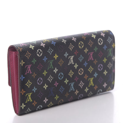 Louis Vuitton Monogram Multicolor Sarah Wallet Black Grenade 3 of 12