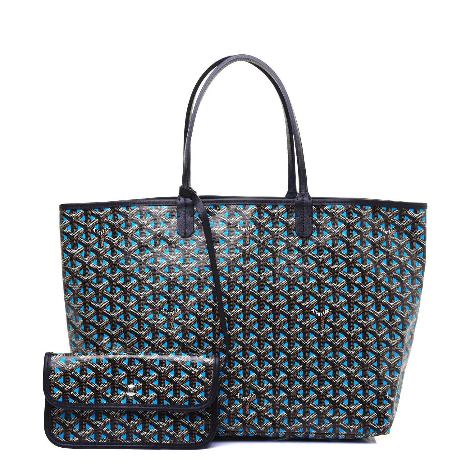 Goyard Goyardine Saint Louis Claire Voie PM Black Blue 1 of 11