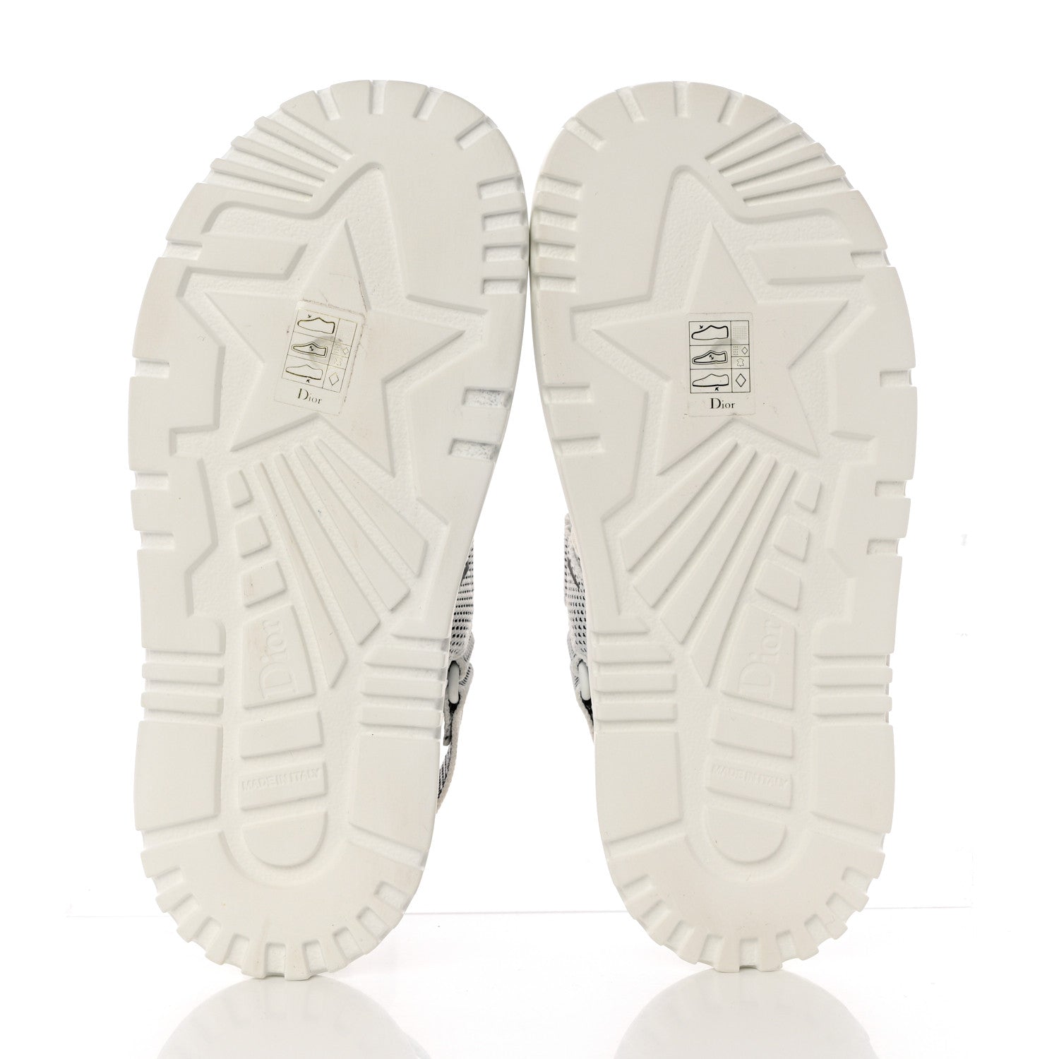 Christian Dior Technical Knit Jute Dioract 10mm Sandals 37 White Black 5 of 9