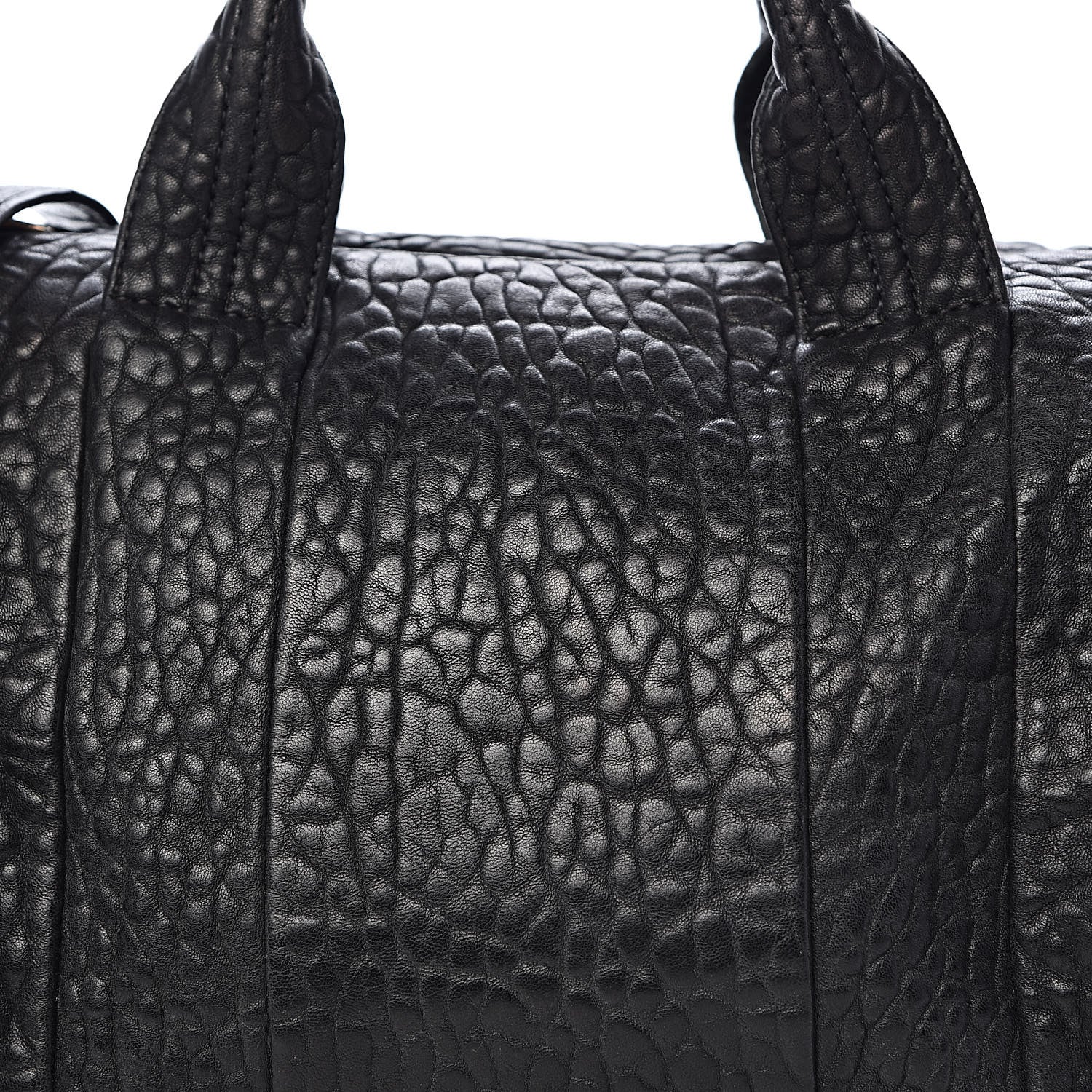 Alexander Wang Pebbled Lambskin Rocco Black Rose Gold Hardware 12 of 12