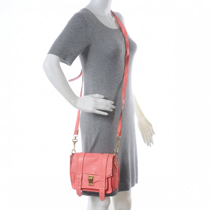 Proenza Schouler Lambskin PS1 Small Satchel Coral 2 of 7